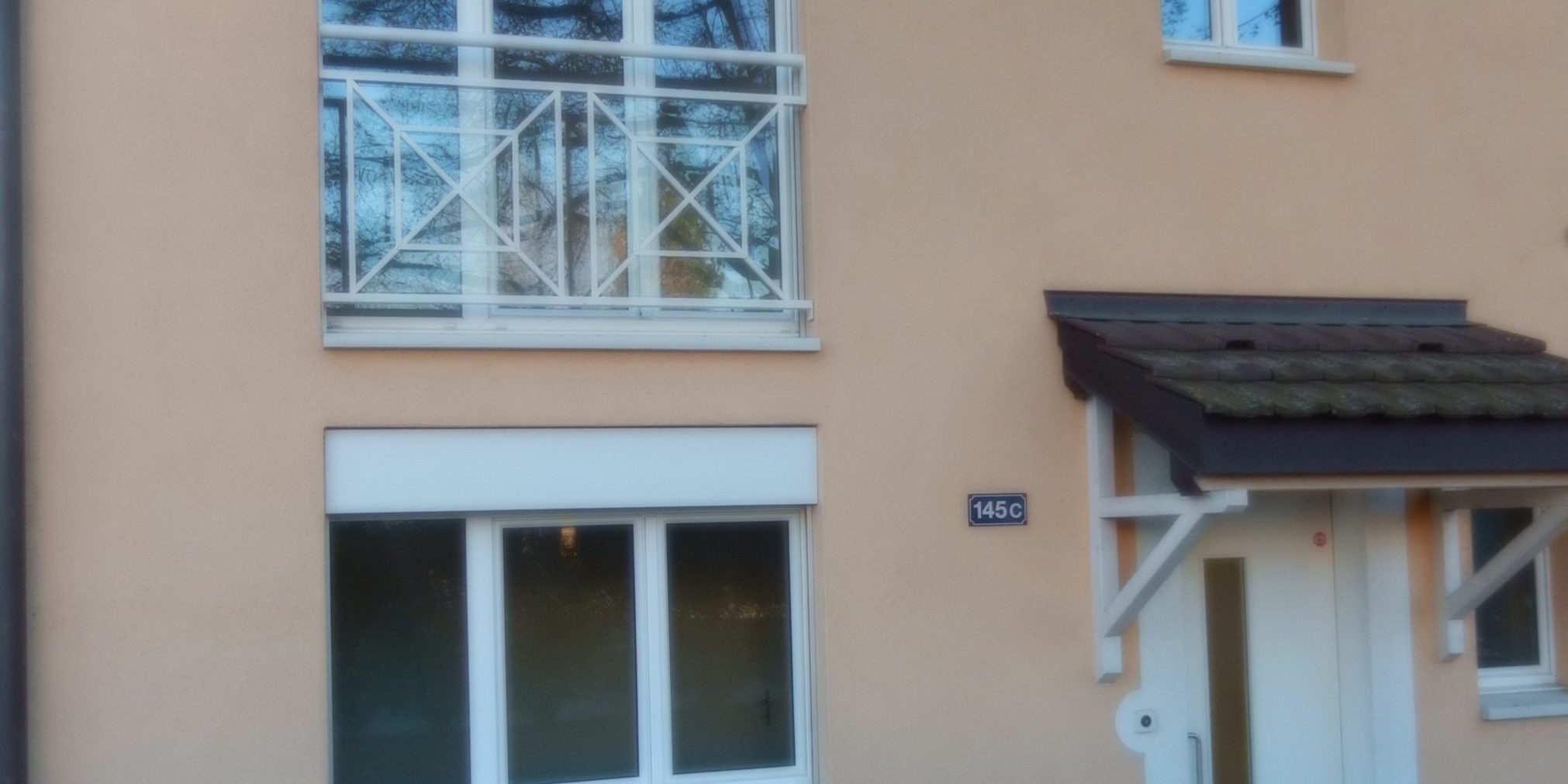 façade sans verranda
